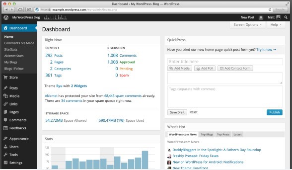 Log in to your WordPress dashboard.