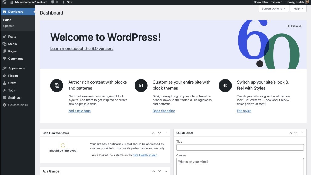 Using the WordPress Editor